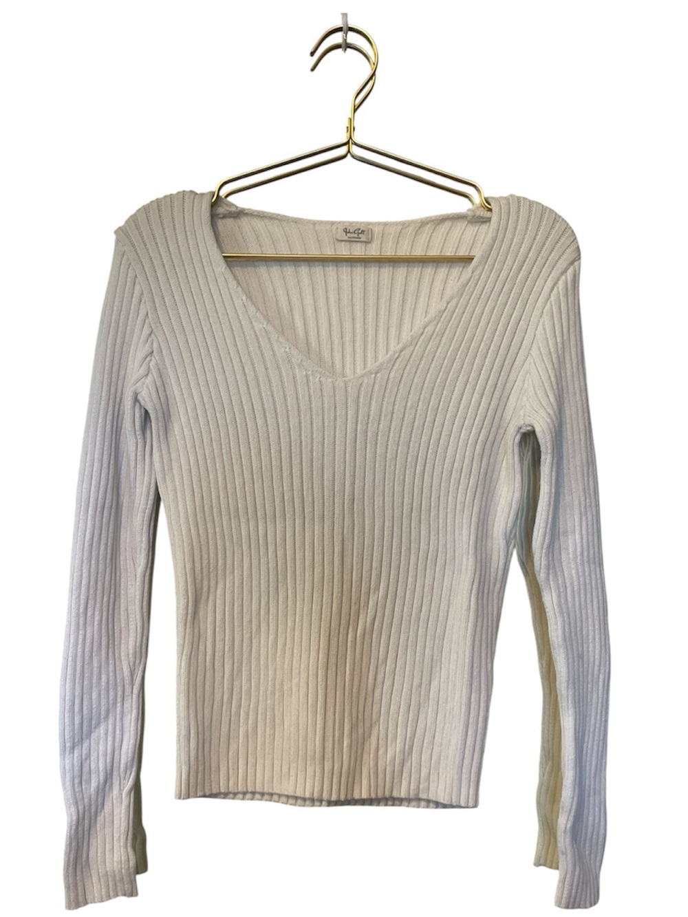 John Galt Cream Knit Sweater